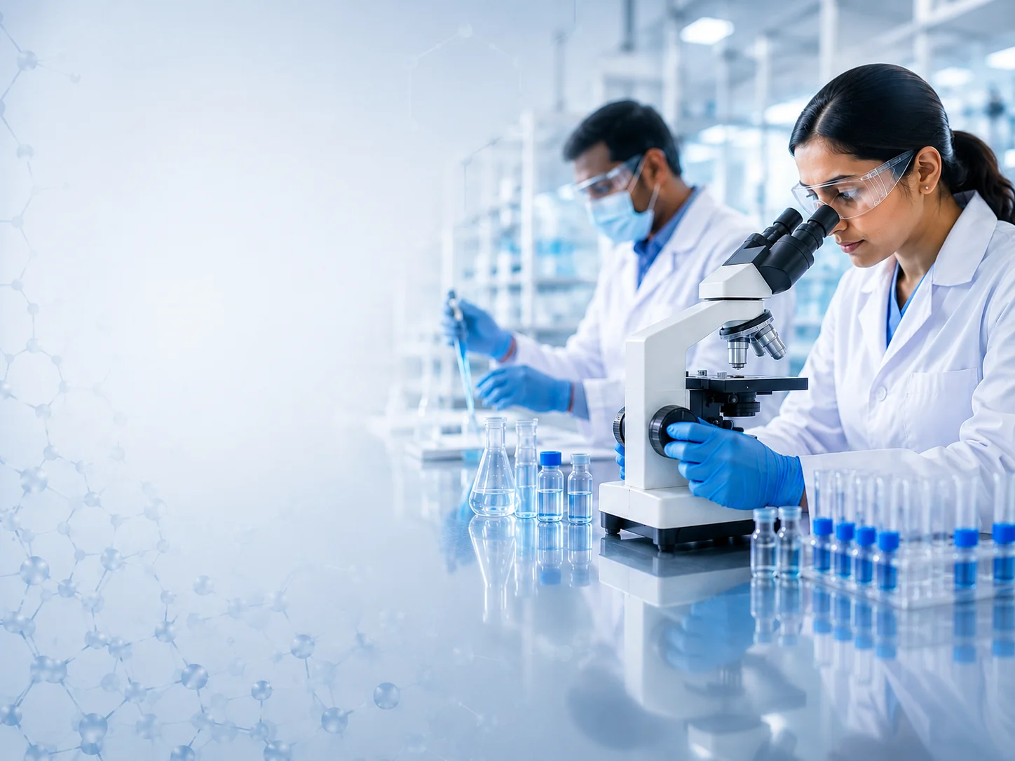 Pharmaceutical manufacturing laboratory